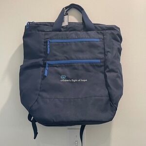 Johnnie-O Navy Blue Convertible Backpack Tote Children's Flight of Hope NWT